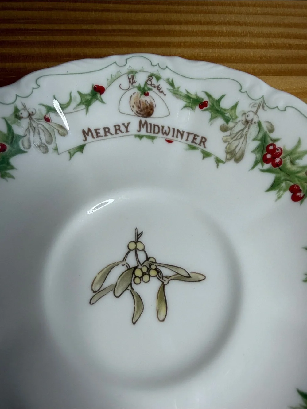 Royal Doulton Brambly Hedge Merry Midwinter Teacup Saucer Set 1st Quality 1994